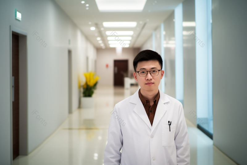 明亮的医院走廊医生摄影图,高清,摄影图,摄影图片,图片大全,摄影图免费下载